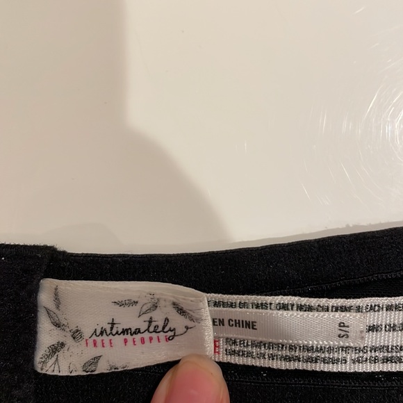 Free People 💖Bundle it!💖 Black Lace Bralette with Halter Top and 3 Hooks - Picture 4 of 4